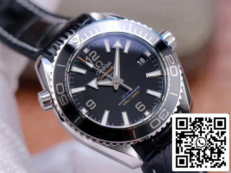 Omega Seamaster 215.33.40.20.01.001 Planet Ocean 600M 1:1 Best Edition VS Factory Black Dial Swiss ETA8800 US Replica Watch