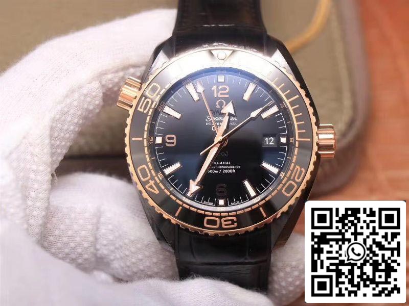 Omega Seamaster 215.62.40.20.13.001 Deepsea King‌ 600M VS Factory 1:1 Best Edition 18K Rose Gold Bezel Swiss Omega 8906 US Replica Watch