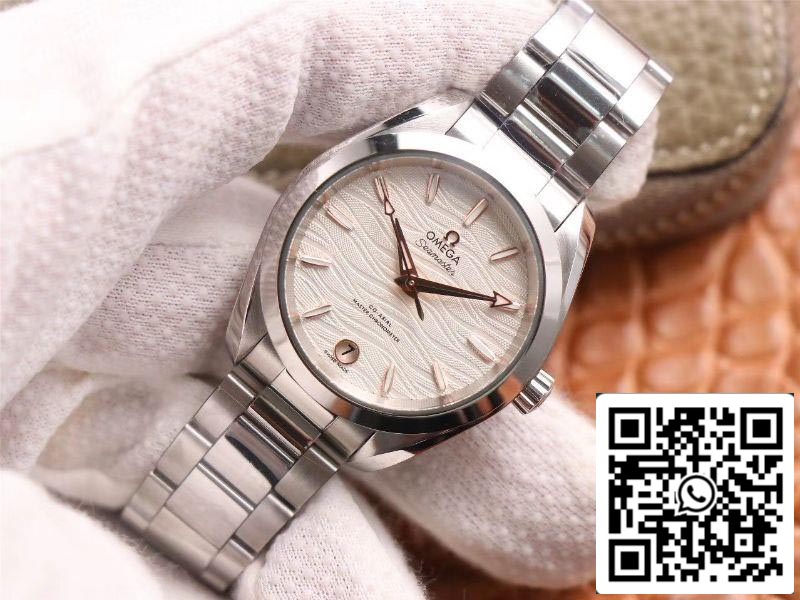 Omega Seamaster 220.10.38.20.02.002 Aqua Terra 150M 1:1 Best Edition VS Factory White dial Swiss 8800 US Replica Watch