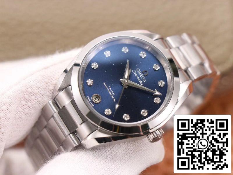 Omega Seamaster 220.10.38.20.53.001 Aqua Terra 150M 1:1 Best Edition VS Factory Blue dial Swiss 8800 US Replica Watch