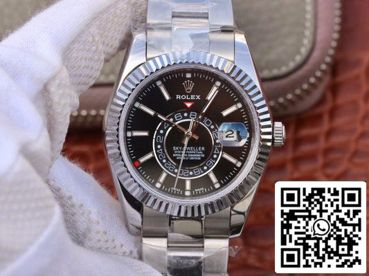 Rolex SKY DWELLER 326139 Miglior quadrante nero della migliore edizione 1: 1