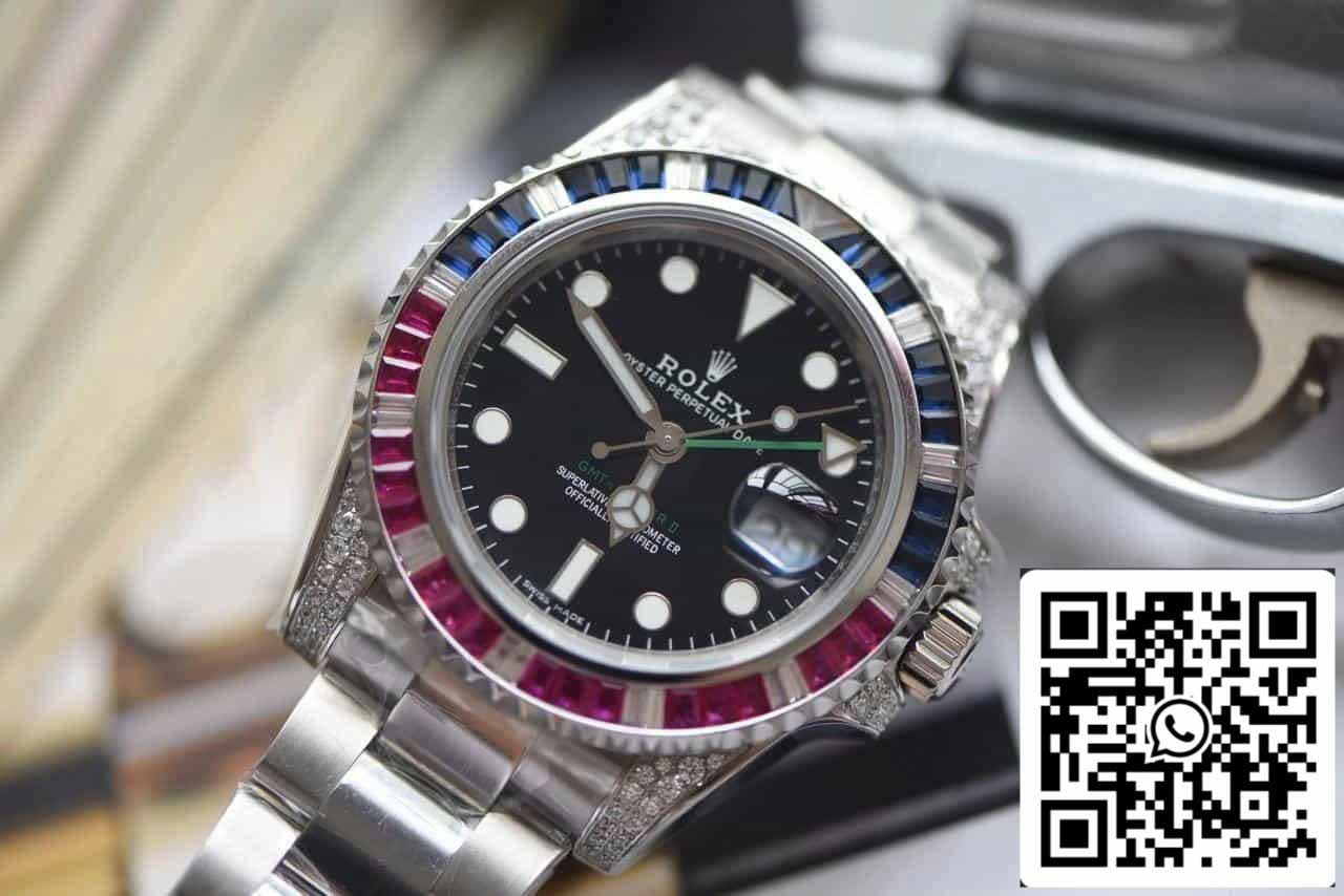 Rolex GMT Master II 116759 SAru-78209 1:1 Best Edition ROF Factory Black Dial Swiss ETA2836