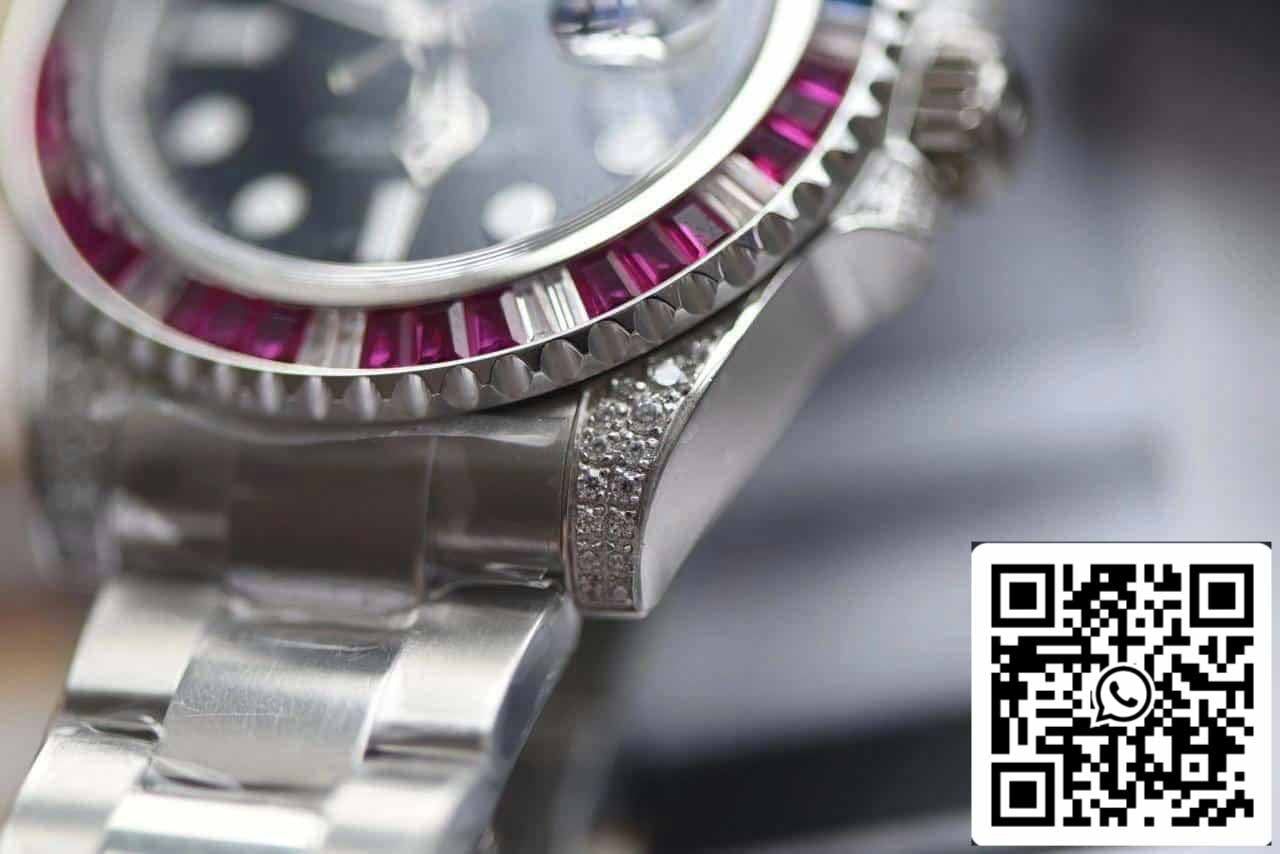 Rolex GMT Master II 116759 SAru-78209 1:1 Best Edition ROF Factory quadrante nero svizzero ETA2836