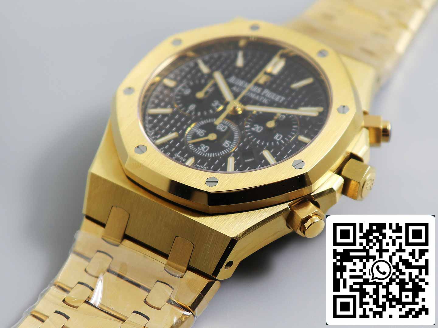 Audemars Piguet Royal Oak 26331 1:1 Best Edition OM Factory Esfera negra Oro amarillo