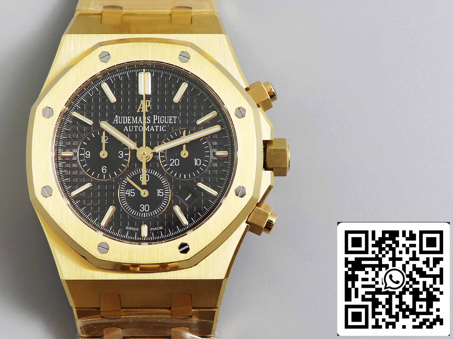 Audemars Piguet Royal Oak 26331 1:1 Best Edition OM Factory Esfera negra Oro amarillo