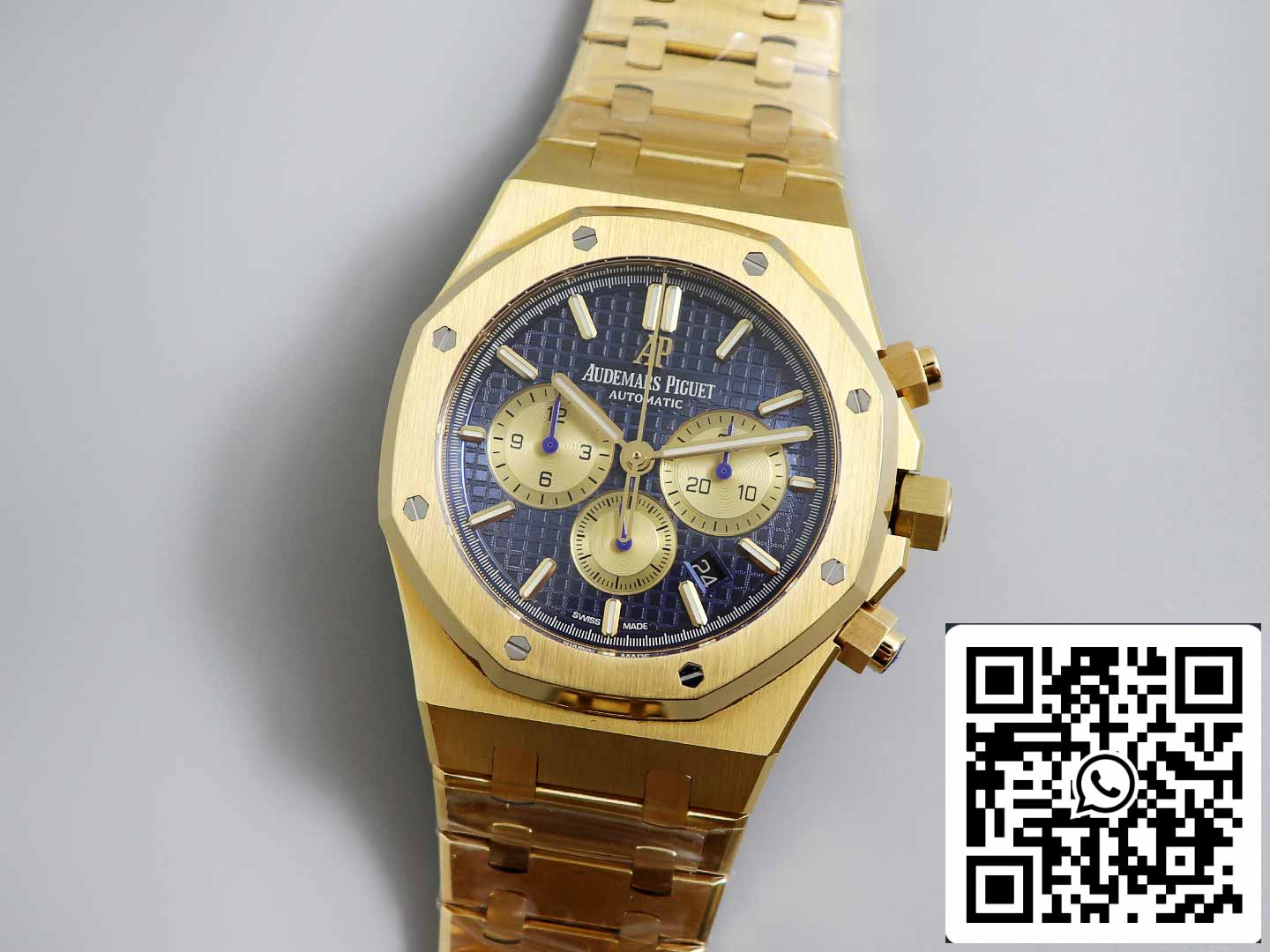 Audemars Piguet Royal Oak 26331BA 1:1 Best Edition OM Factory Blue Dial Yellow Gold