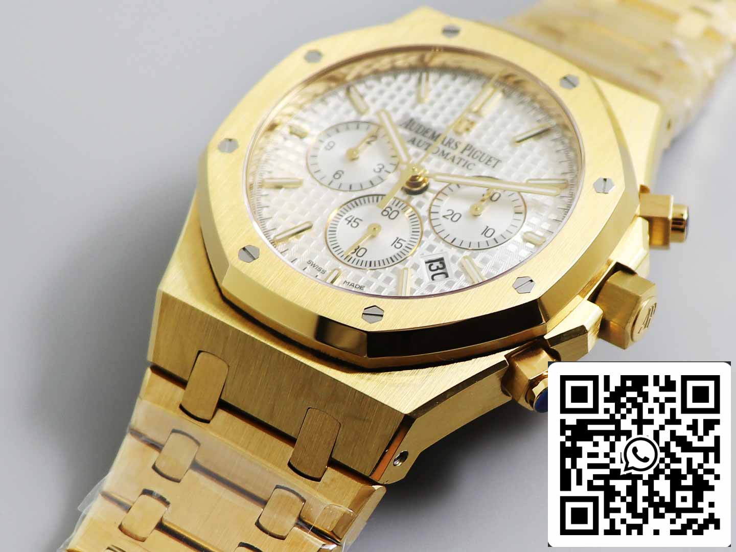 Audemars Piguet Royal Oak 26331 1:1 Best Edition OM Factory Esfera blanca Oro amarillo Acero inoxidable