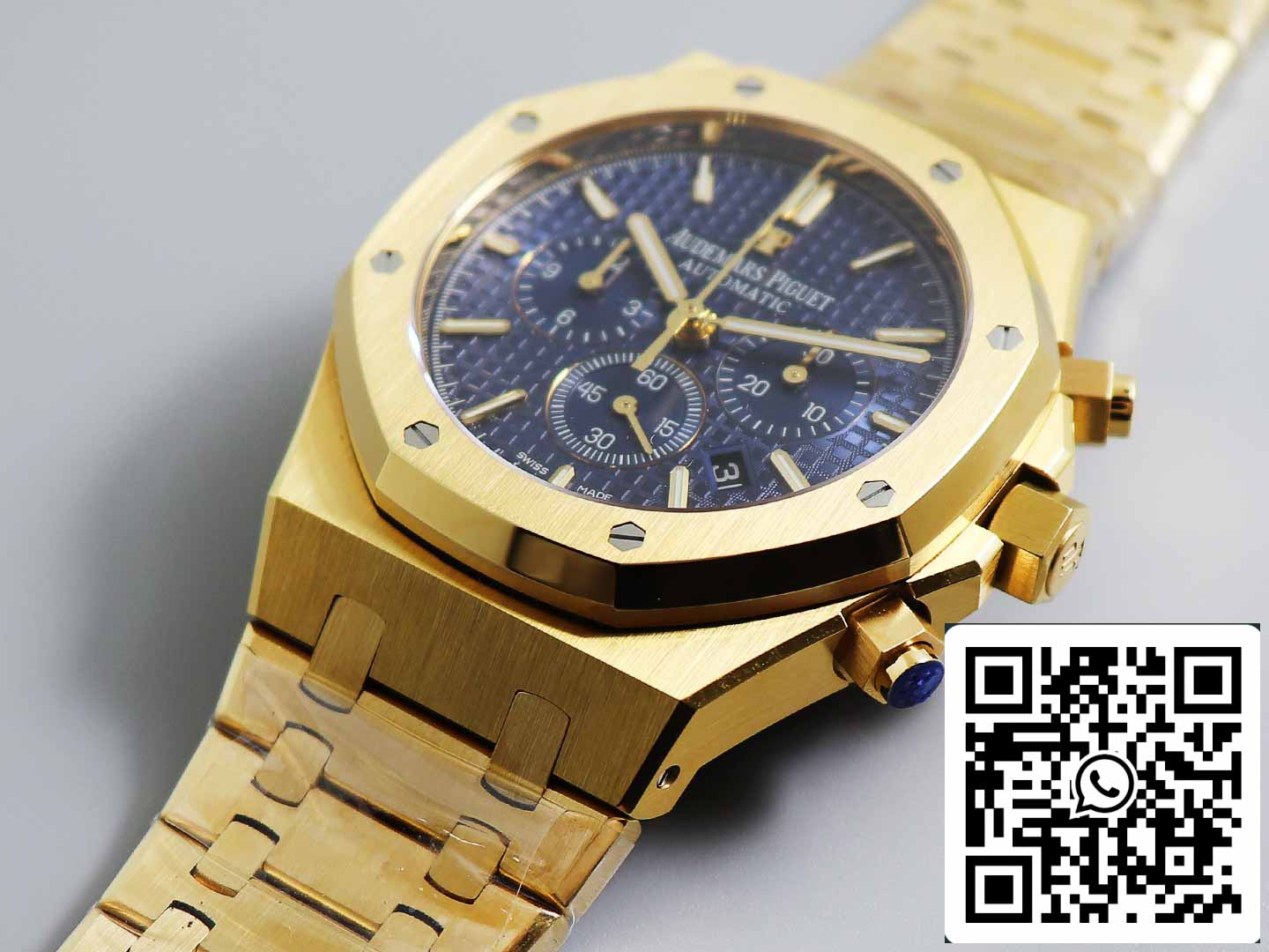 Audemars Piguet Royal Oak 26331 1:1 Best Edition OM Factory Esfera azul Oro amarillo Acero inoxidable