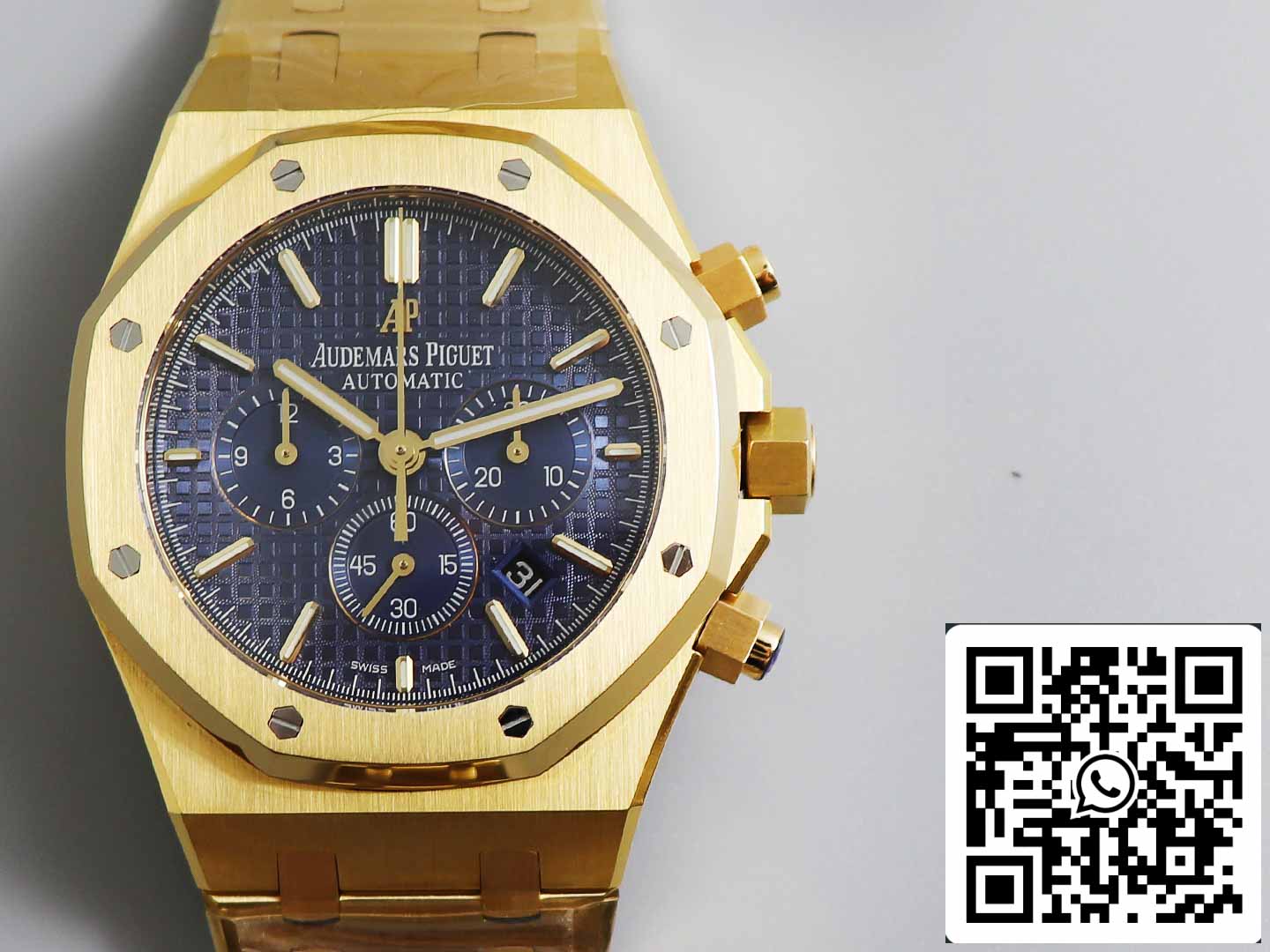 Audemars Piguet Royal Oak 26331 1:1 Best Edition OM Factory Esfera azul Oro amarillo Acero inoxidable