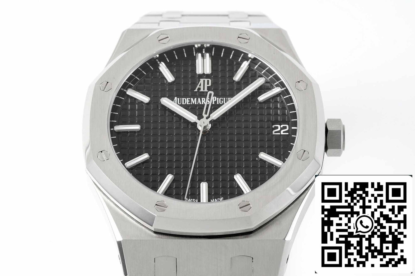 Audemars Piguet Royal Oak 15500ST.OO.1220ST.03 APS Factory V2 Esfera negra y blanca