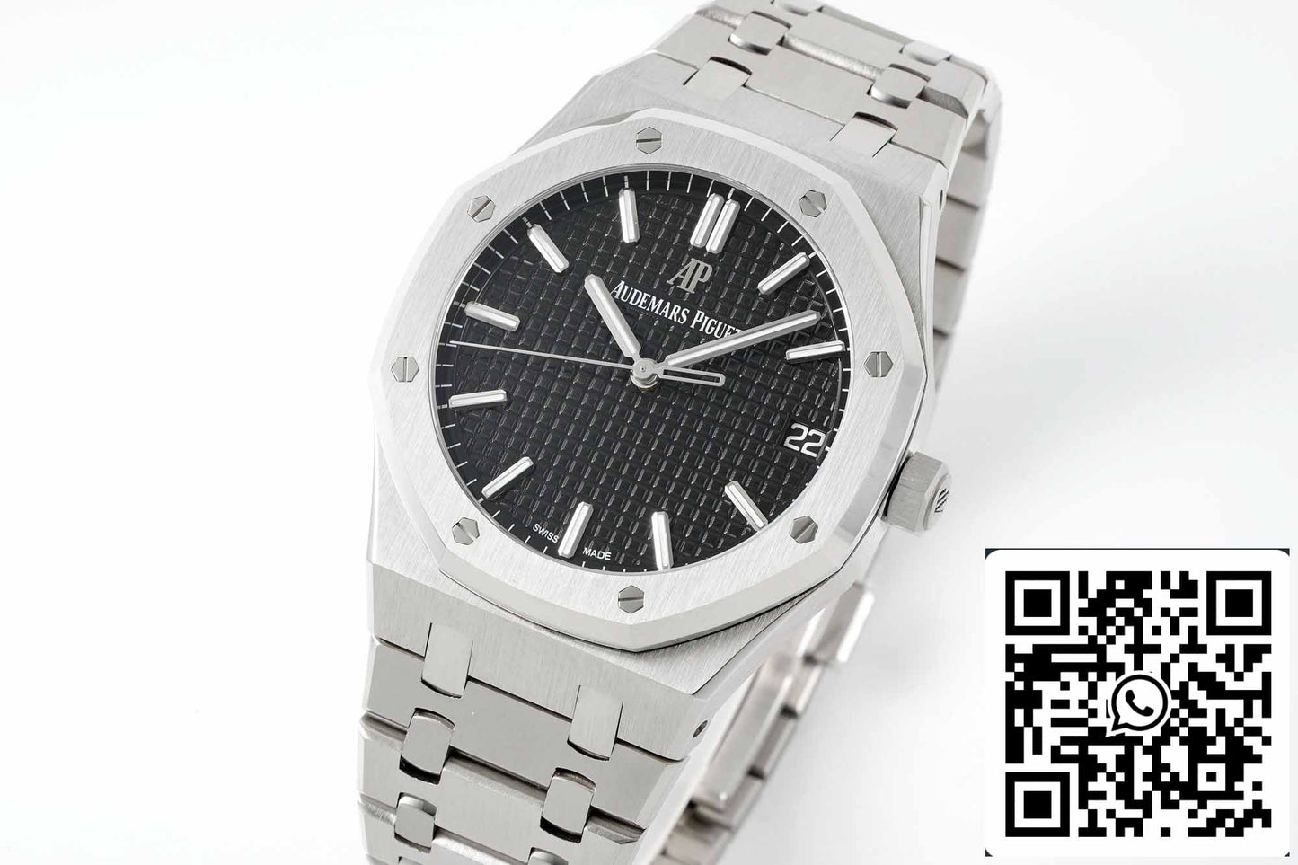 Audemars Piguet Royal Oak 15500ST.OO.1220ST.03 APS Factory V2 Esfera negra y blanca