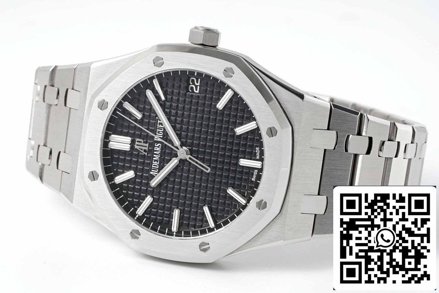 Audemars Piguet Royal Oak 15500ST.OO.1220ST.03 APS Factory V2 Black Dial and White