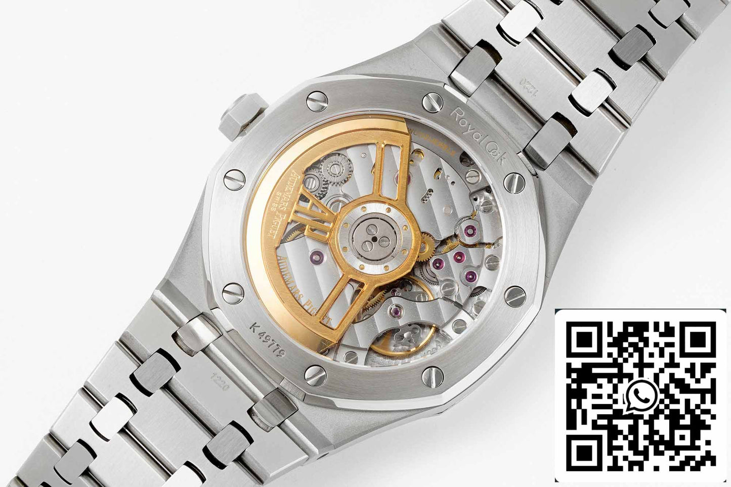 Audemars Piguet Royal Oak 15500ST.OO.1220ST.02 APS Factory V2 quadrante grigio e bianco