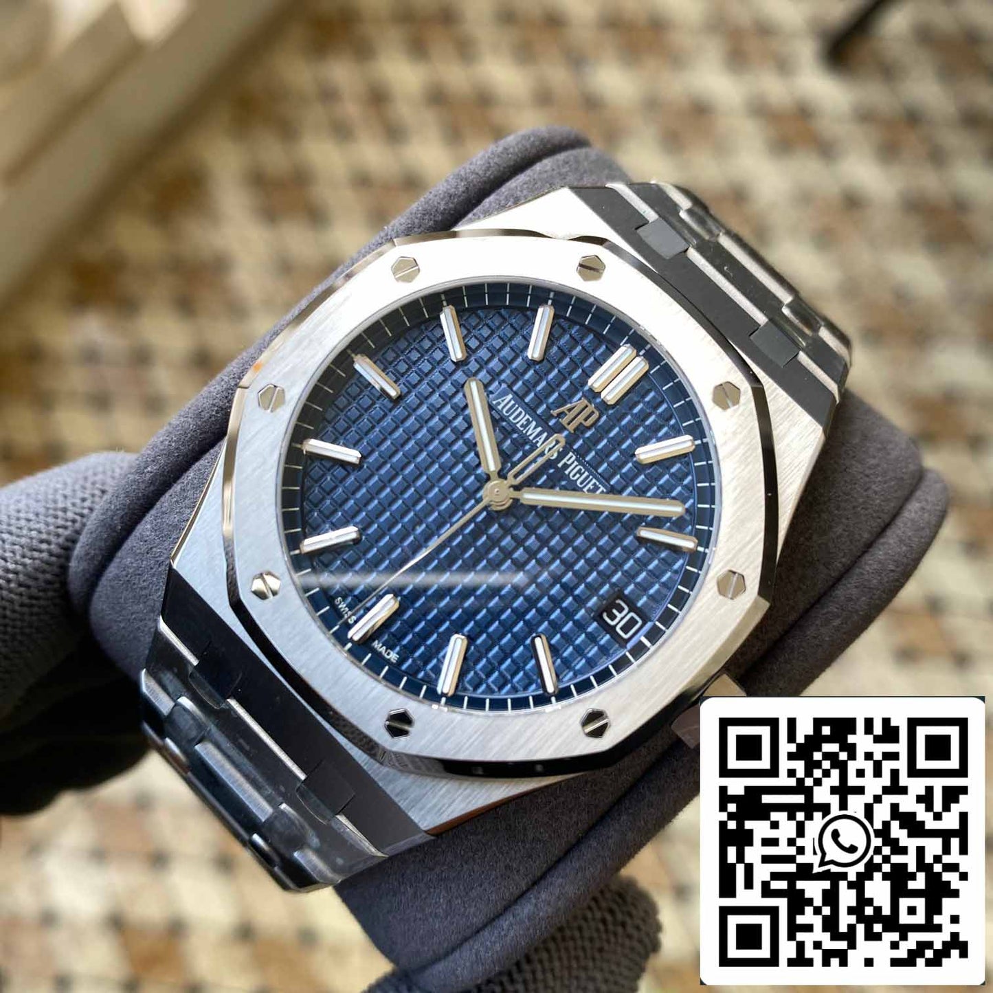 Audemars Piguet Royal Oak 15500ST.OO.1220ST.01 APS Factory V2 Blue Dial and White