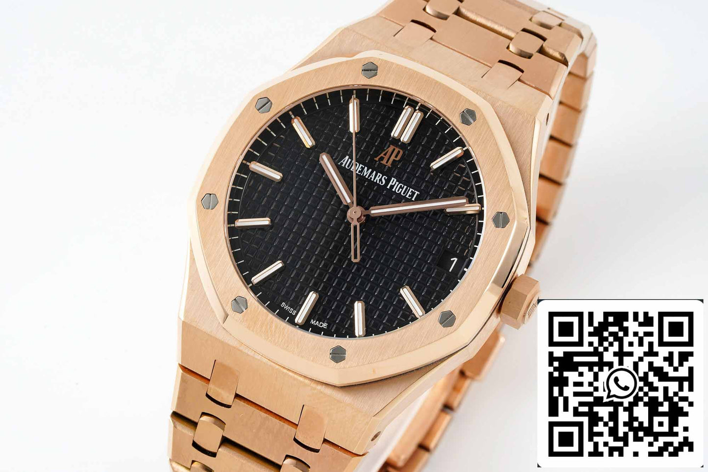 Audemars Piguet Royal Oak 15500OR.OO.1220OR.01 APS Factory V2 1:1 Best Edition quadrante nero