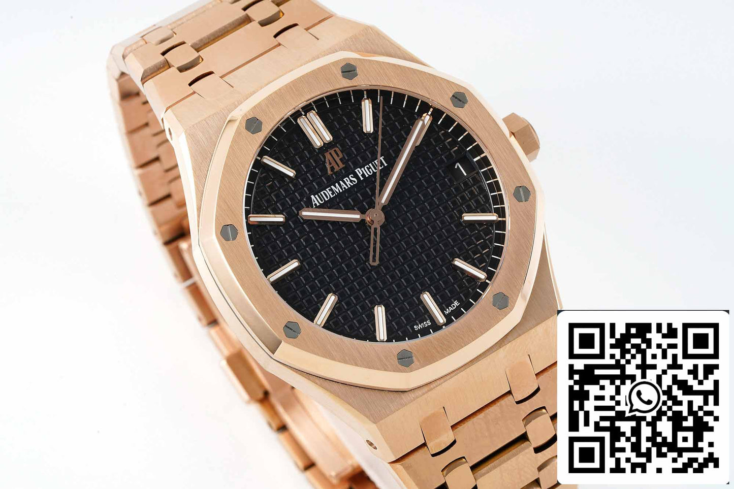 Audemars Piguet Royal Oak 15500OR.OO.1220OR.01 APS Factory V2 1:1 Best Edition Black Dial