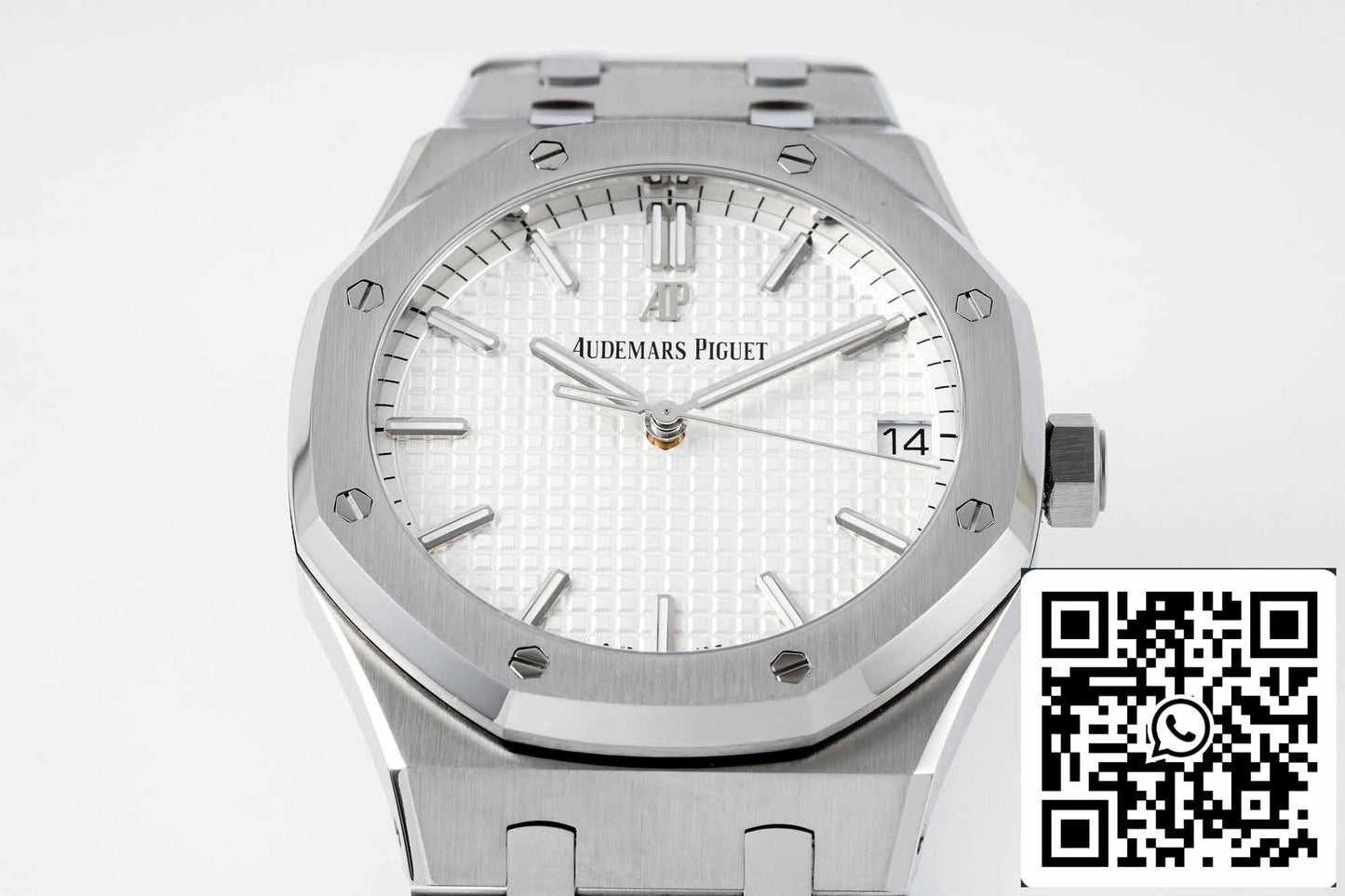 Audemars Piguet Royal Oak 15500ST.OO.1220ST.04 APS Factory V2 quadrante bianco