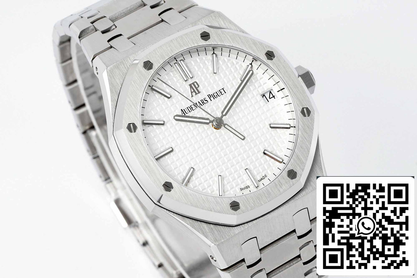 Audemars Piguet Royal Oak 15500ST.OO.1220ST.04 APS Factory V2 quadrante bianco