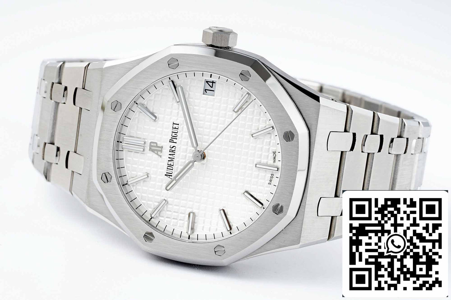 Audemars Piguet Royal Oak 15500ST.OO.1220ST.04 APS Factory V2 White Dial