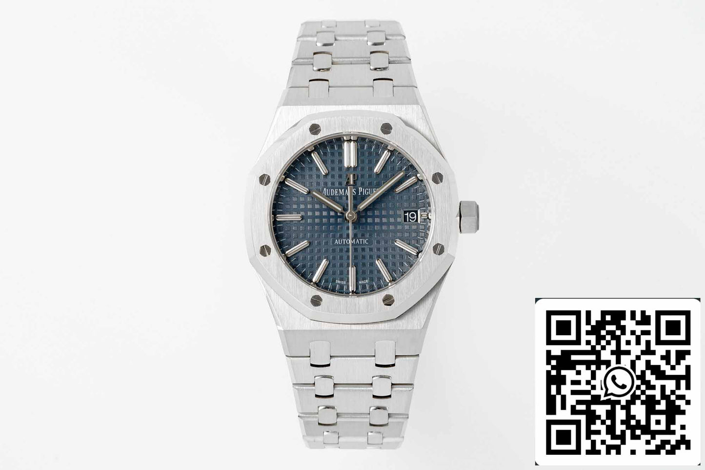 Audemars Piguet Royal Oak 15450ST.OO.1256ST.03 1:1 Mejor edición APS Factory V3 esfera azul