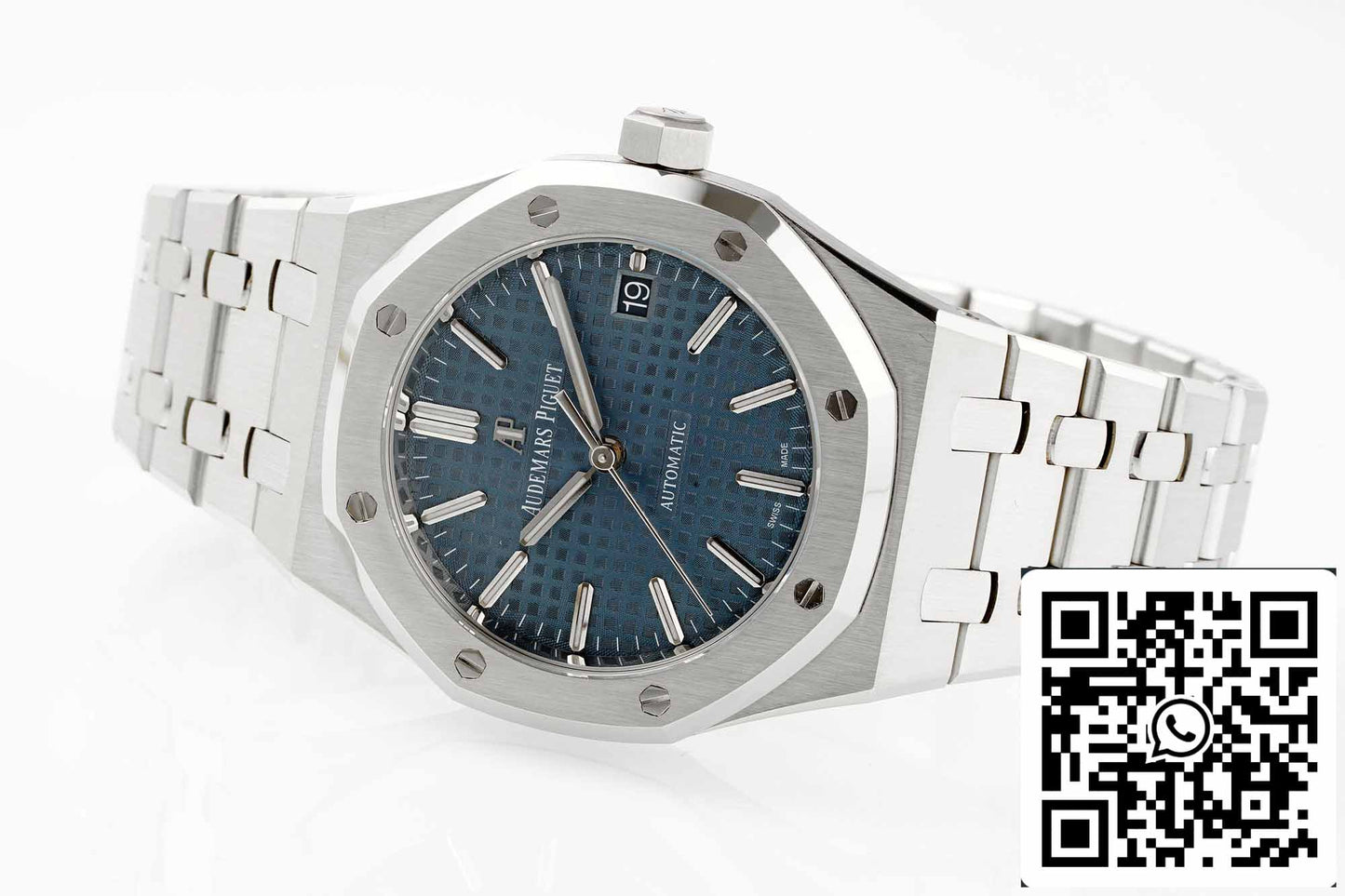 Audemars Piguet Royal Oak 15450ST.OO.1256ST.03 1:1 Mejor edición APS Factory V3 esfera azul