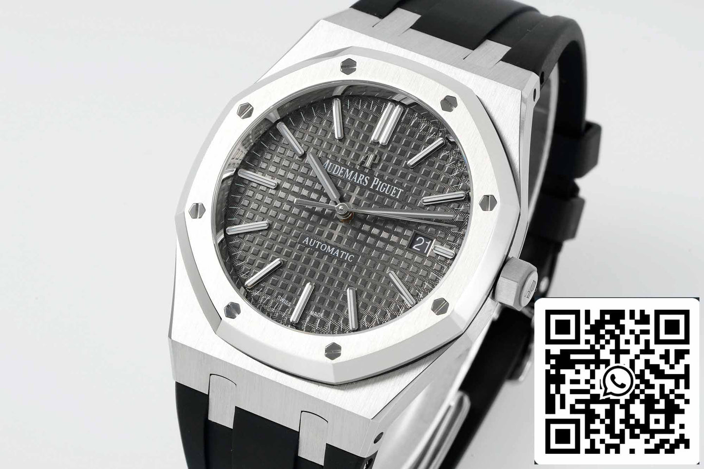 Audemars Piguet Royal Oak 15400OR APS Factory V3 1:1 Movimiento Best Edition 3120 Esfera gris 