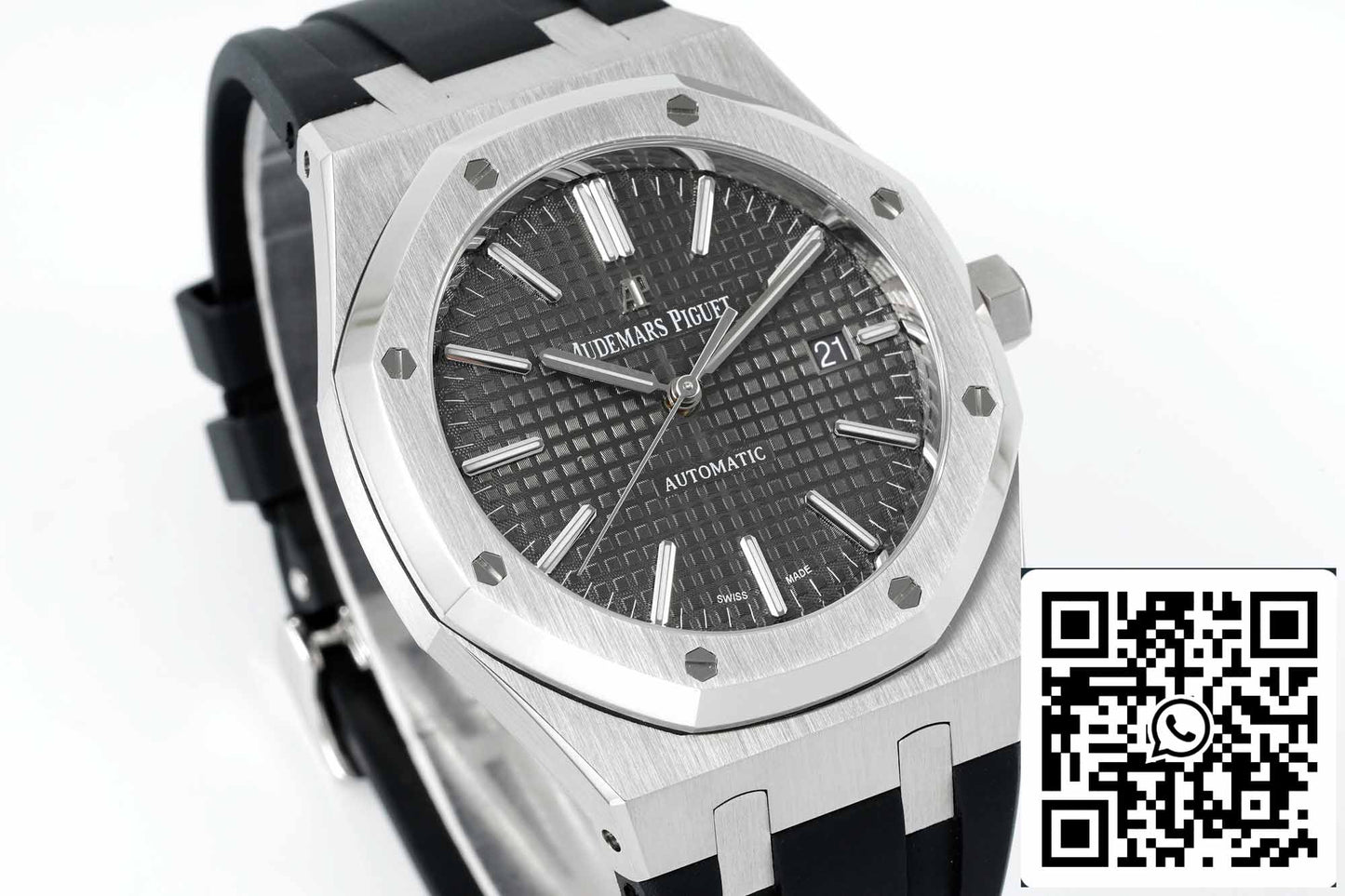 Audemars Piguet Royal Oak 15400OR APS Factory V3 1:1 Movimiento Best Edition 3120 Esfera gris 