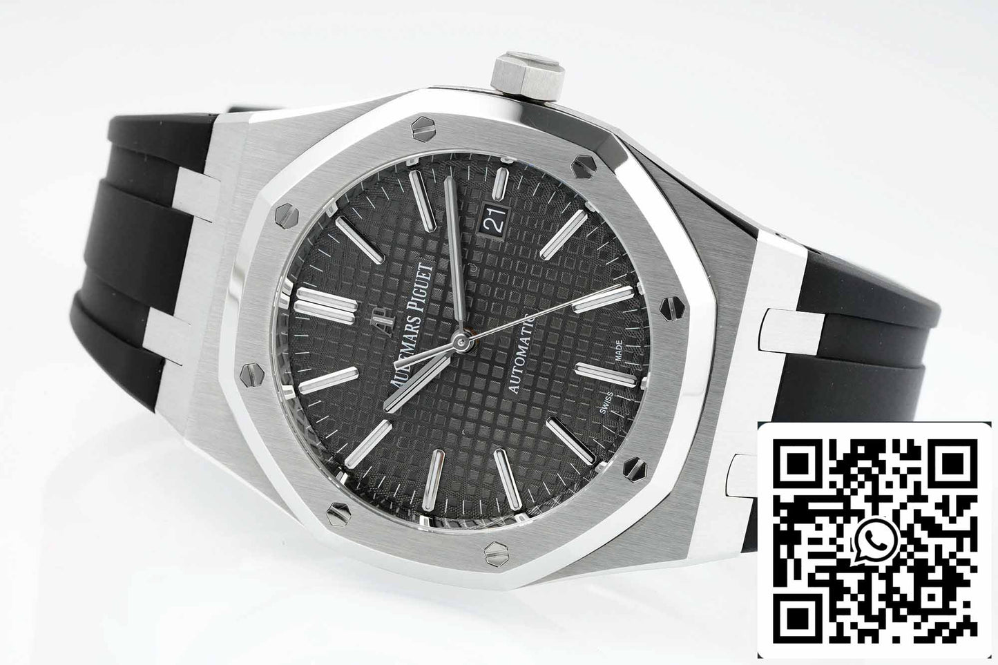 Audemars Piguet Royal Oak 15400OR APS Factory V3 1:1 Movimiento Best Edition 3120 Esfera gris 