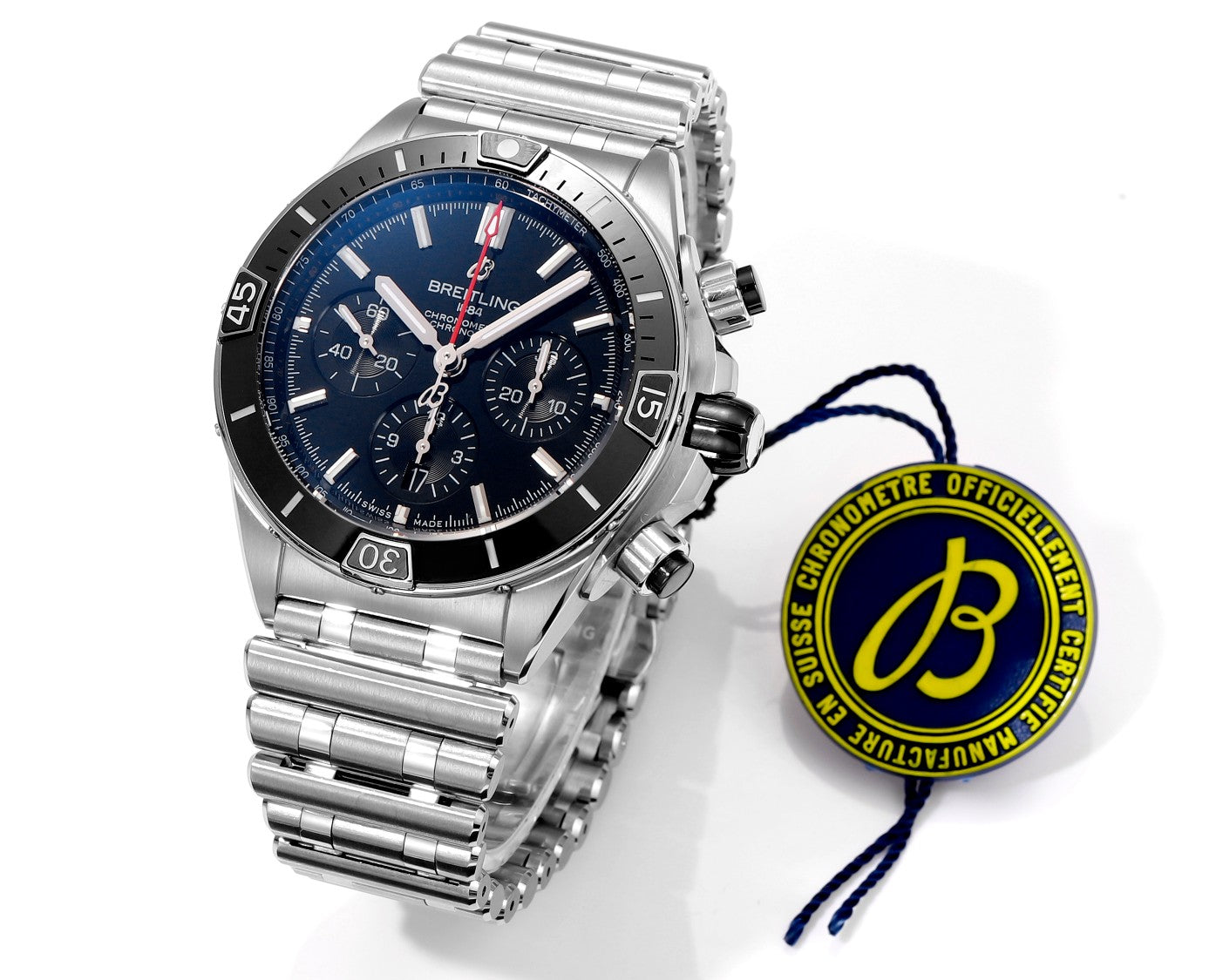 Breitling Super Chronomat B01 AB0134101C1A1 44mm BLS Factory 1:1 Migliore Edizione