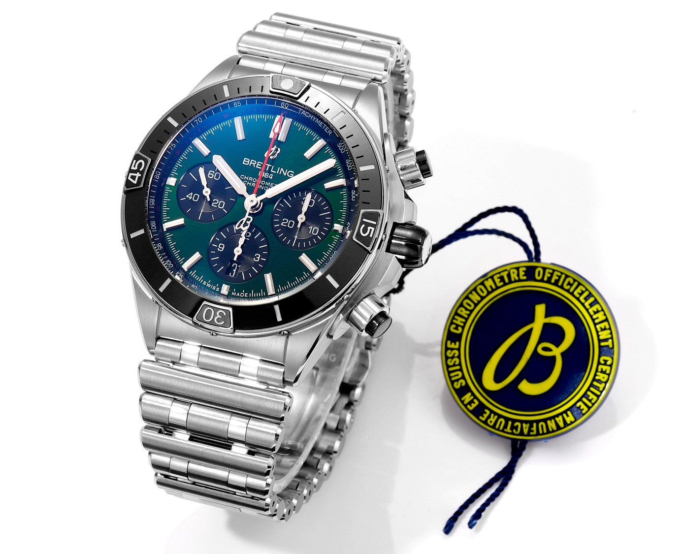 Breitling Super Chronomat B01 AB01343A1L1A1 44mm BLS Factory 1:1 Migliore Edizione