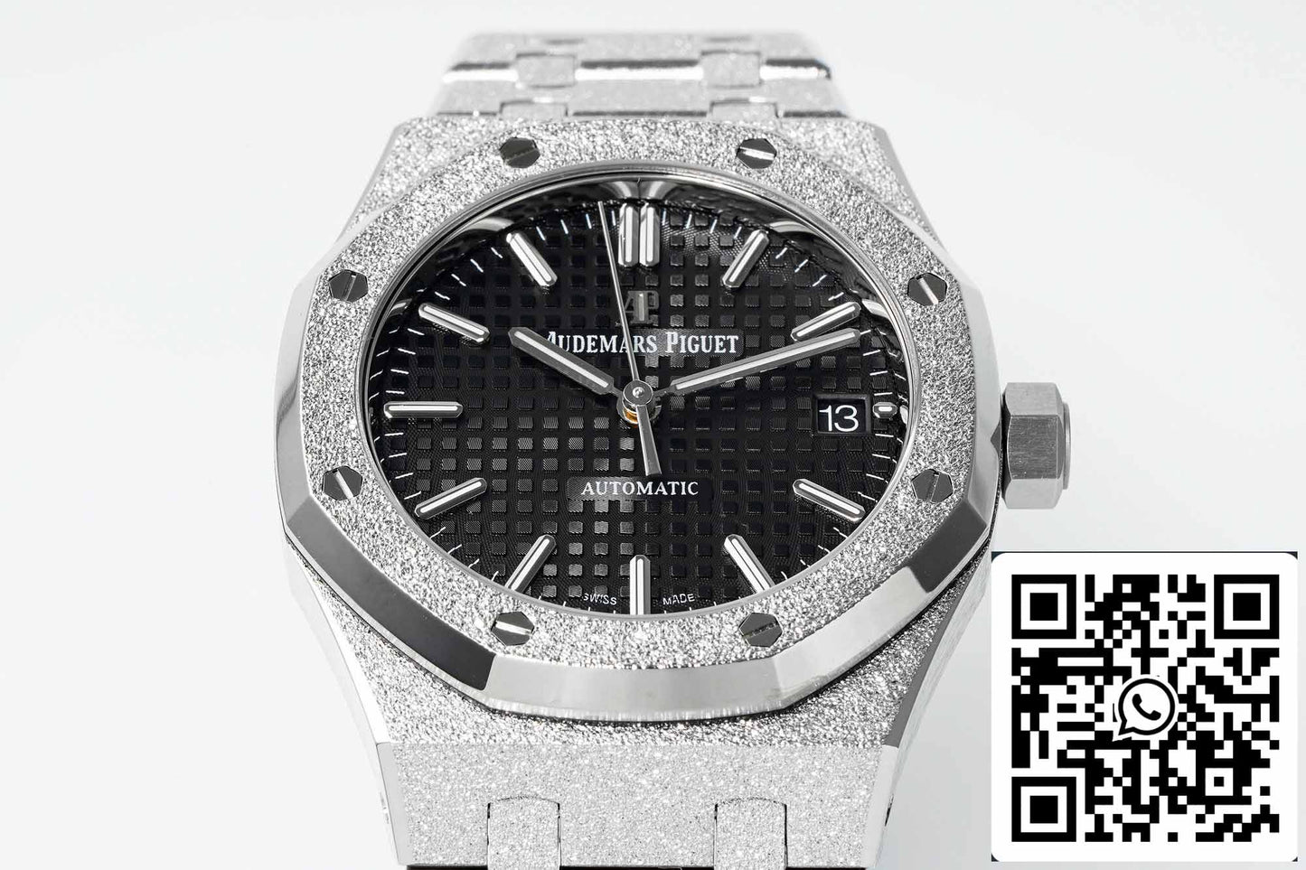 Audemars Piguet 15454 Frost Gold 1:1 best edition black dial