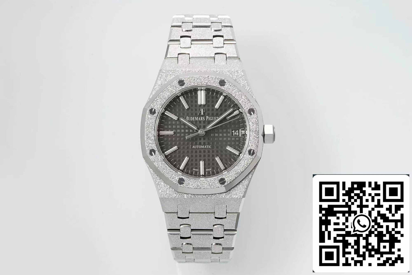 Audemars Piguet 15454 Frost Gold 1:1 best edition Grey dial