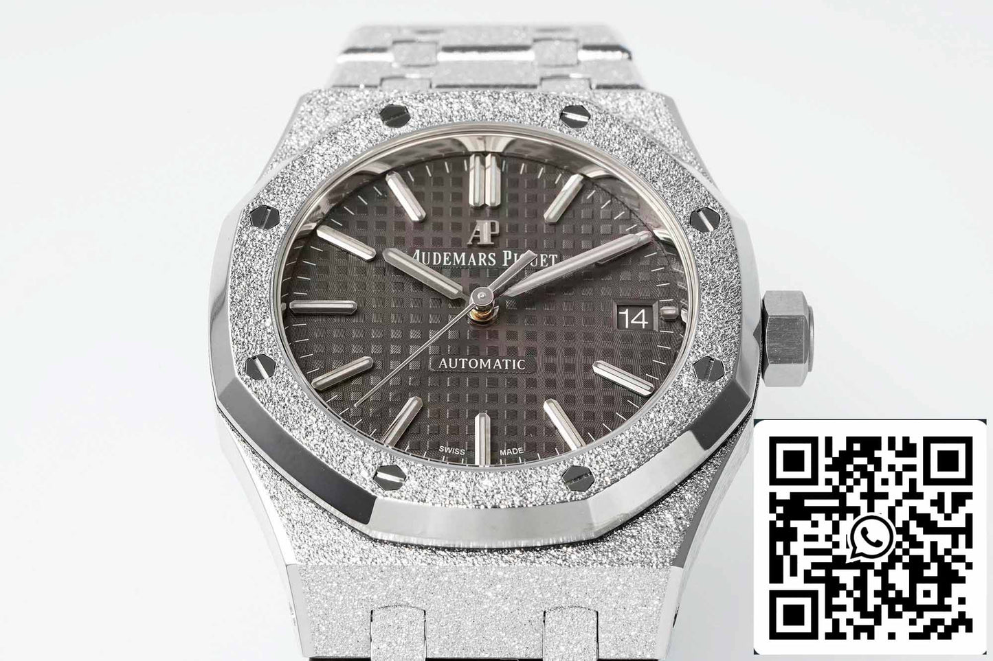 Audemars Piguet 15454 Frost Gold 1:1 migliore edizione Quadrante grigio