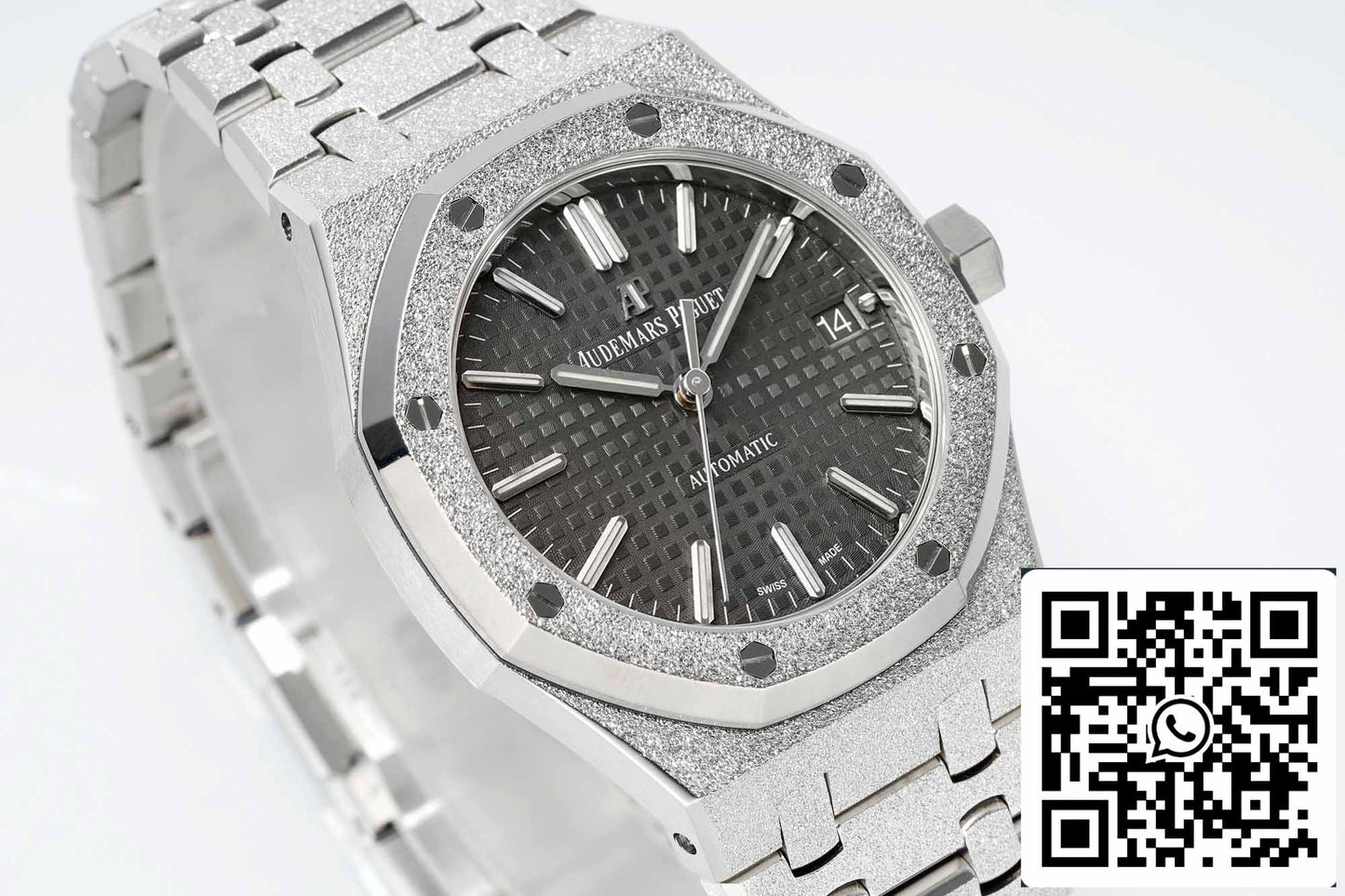 Audemars Piguet 15454 Frost Gold 1:1 migliore edizione Quadrante grigio