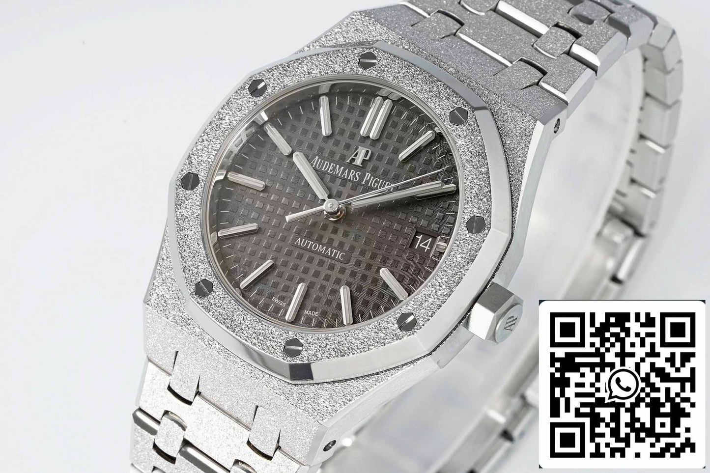 Audemars Piguet 15454 Frost Gold 1:1 best edition Grey dial