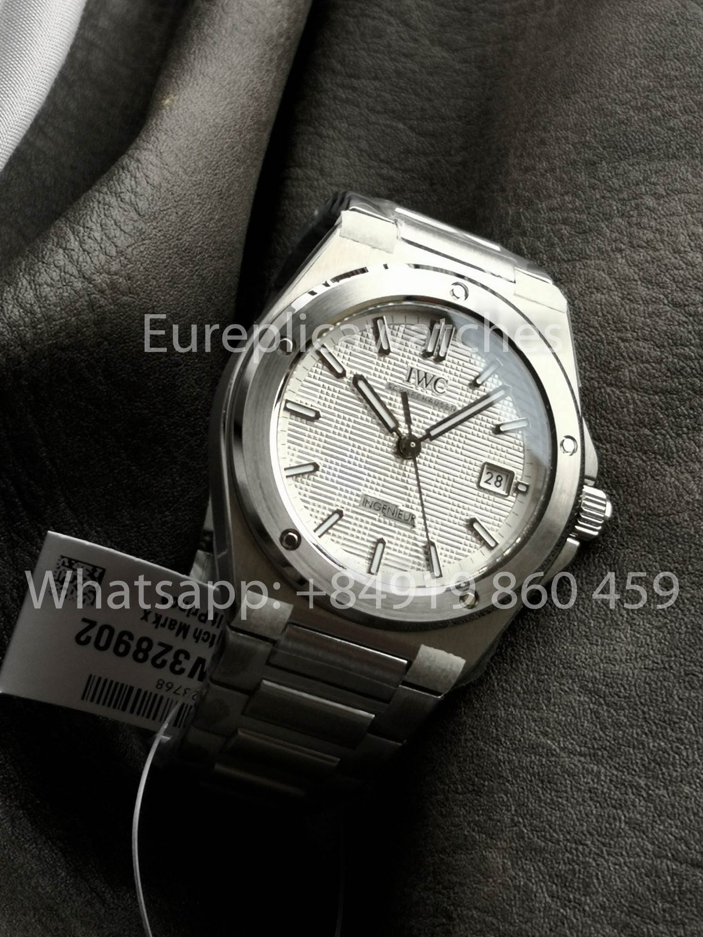 Reloj IWC Ingenieur Automático IW328902 40mm 1:1 Mejor Clon V7 Factory Esfera Blanca