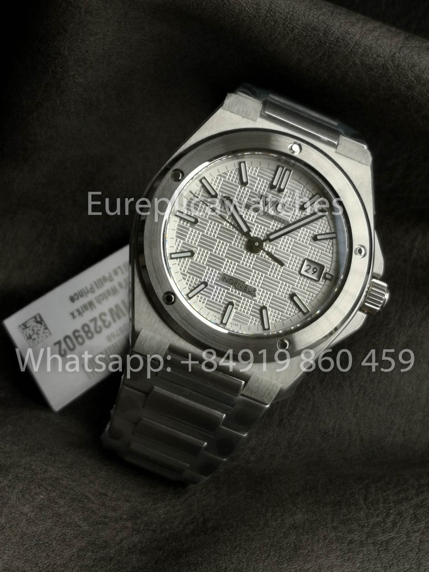 Reloj IWC Ingenieur Automático IW328902 40mm 1:1 Mejor Clon V7 Factory Esfera Blanca