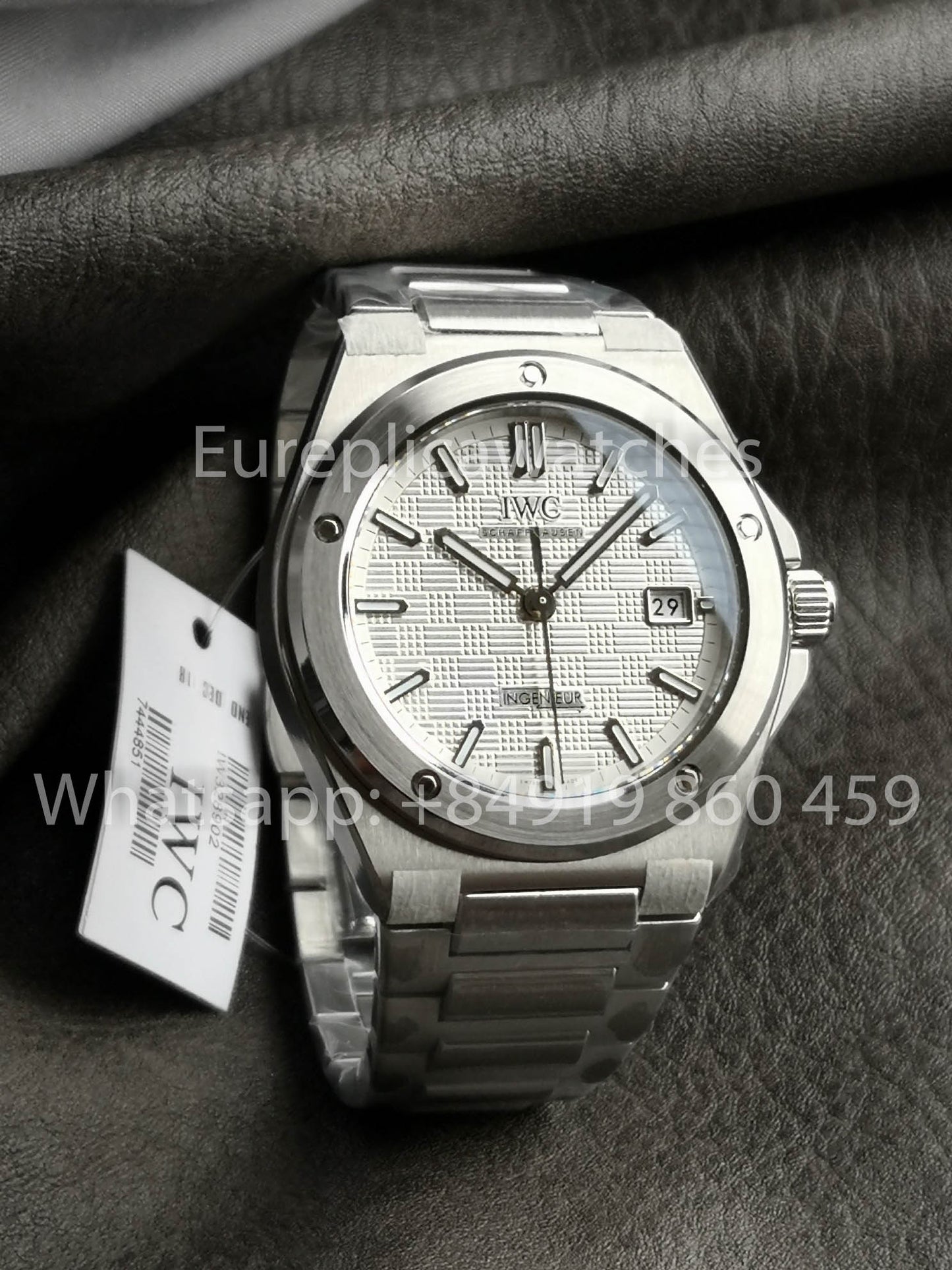 Reloj IWC Ingenieur Automático IW328902 40mm 1:1 Mejor Clon V7 Factory Esfera Blanca