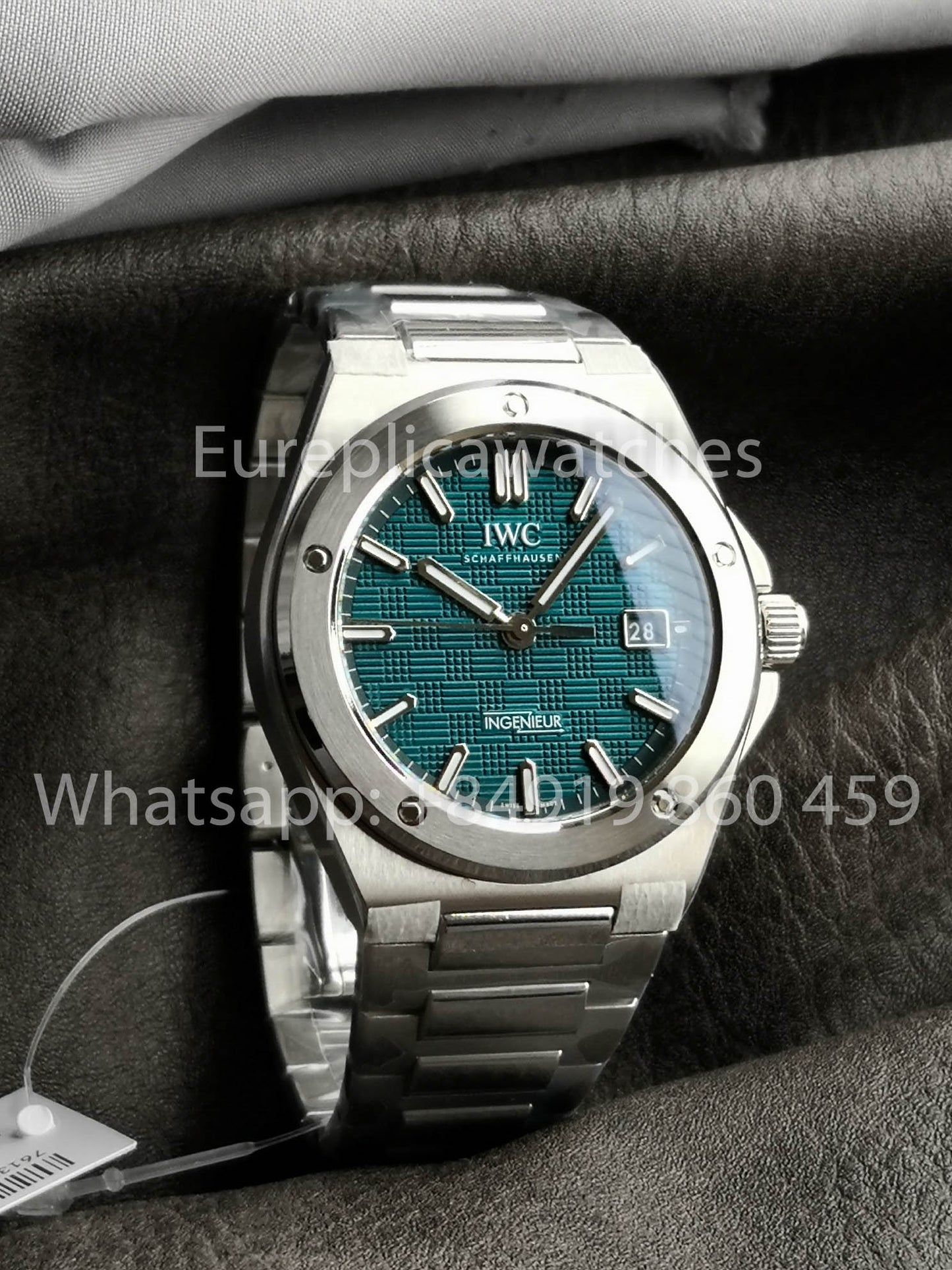 Orologio IWC Ingenieur Automatic IW328903 40mm 1:1 Miglior Clone V7 Quadrante Verde di Fabbrica