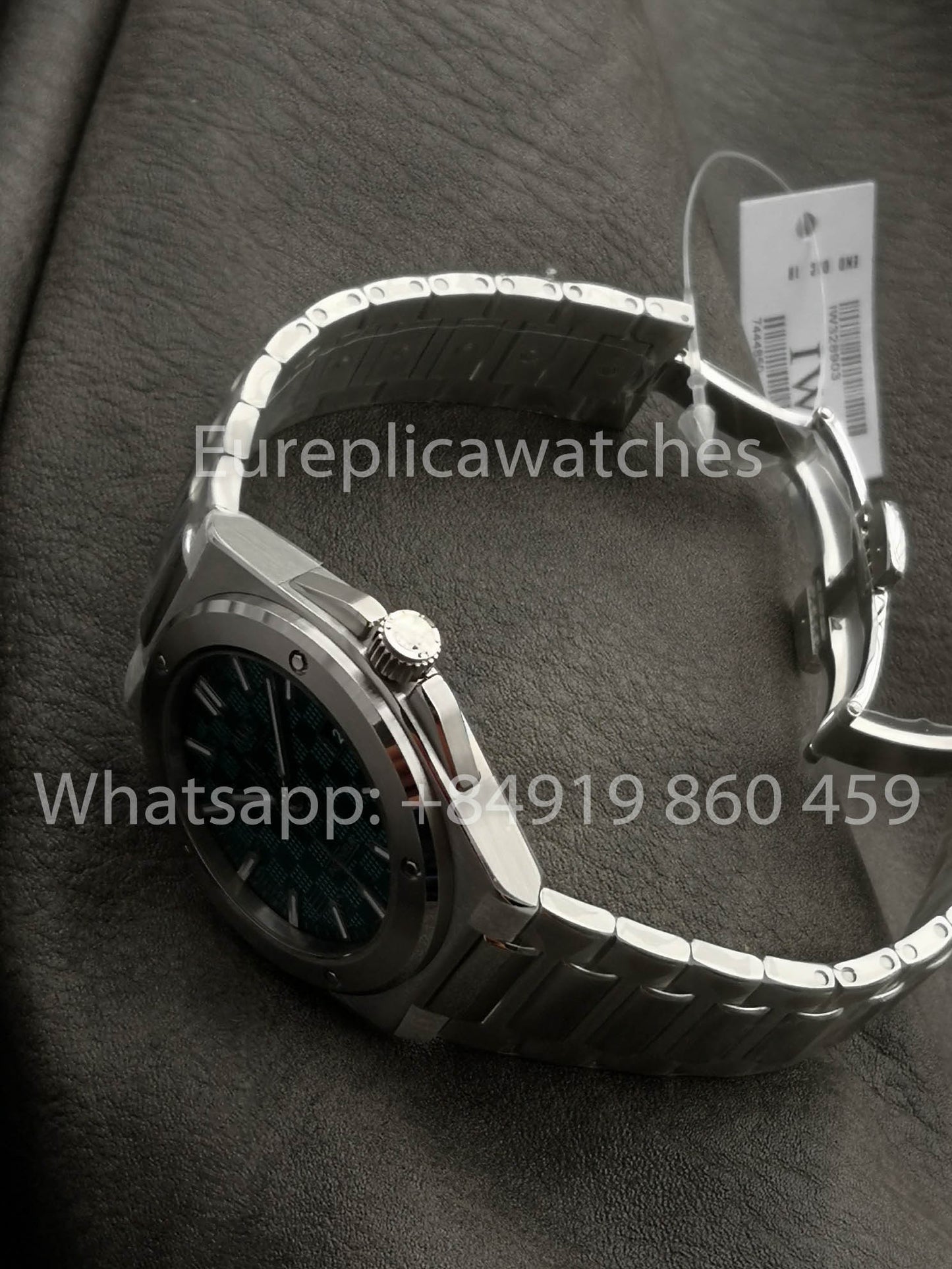 Orologio IWC Ingenieur Automatic IW328903 40mm 1:1 Miglior Clone V7 Quadrante Verde di Fabbrica