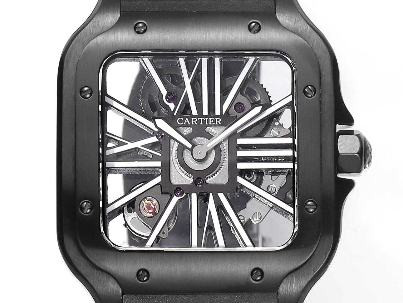 Cartier santos Skeleton 40mm CRWHSA0009 TO119129 THB Factory 1:1 Mejor Edición