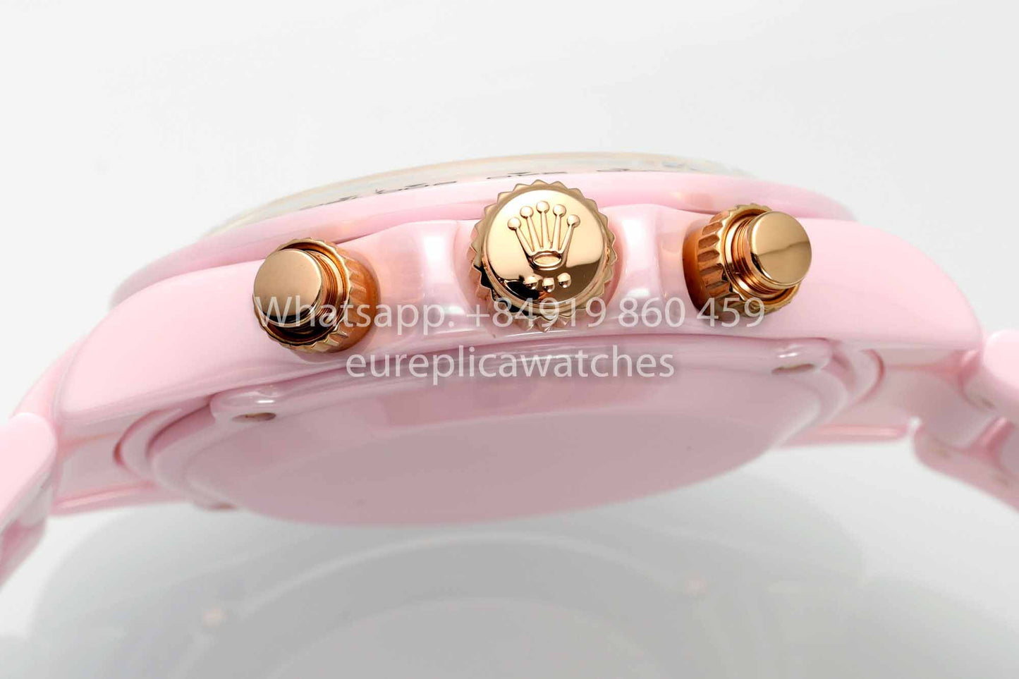 AET REMOULD Rolex Daytona personalizzato cassa in ceramica rosa quadrante rosa 1:1 miglior clone N6F Factory