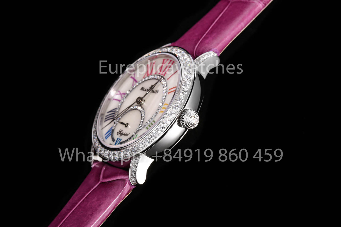 BLANCPAIN LADYBIRD COLORS PHASES DE LUNA BLS Factory 1:1 Miglior Clone Quadrante Madreperla