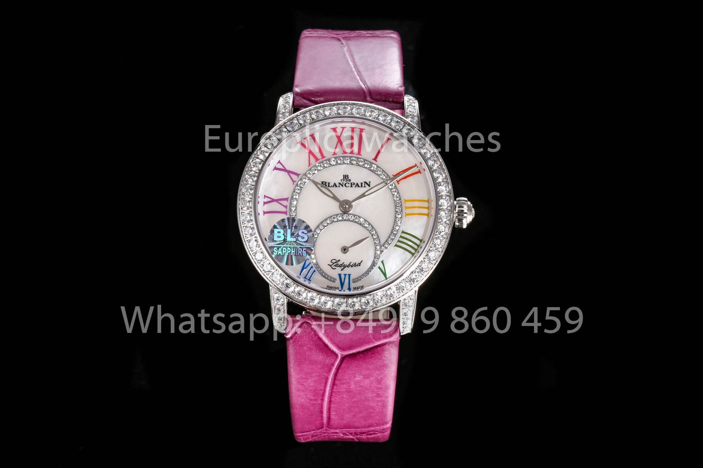 BLANCPAIN LADYBIRD COLORS PHASES DE LUNA BLS Factory 1:1 Miglior Clone Quadrante Madreperla