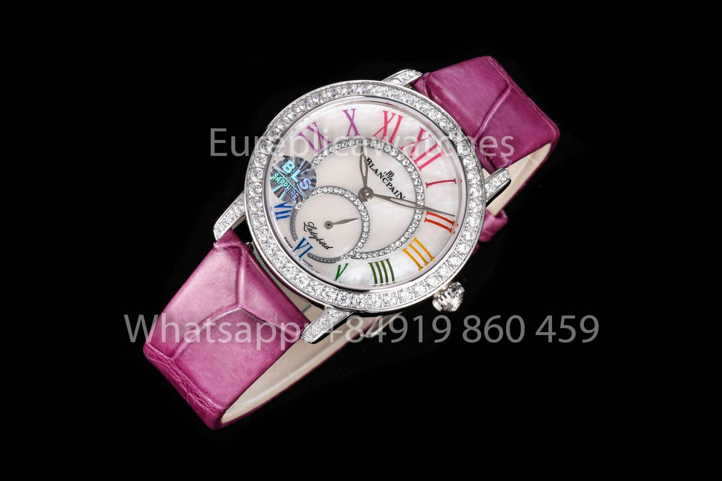 BLANCPAIN LADYBIRD COLORS PHASES DE LUNA BLS Factory 1:1 Miglior Clone Quadrante Madreperla