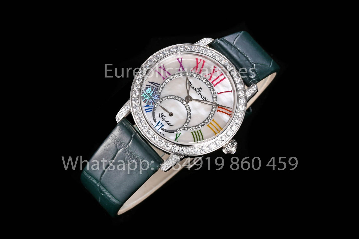 BLANCPAIN LADYBIRD COLORS PHASES DE LUNA BLS Factory 1:1 Miglior Clone Quadrante Madreperla