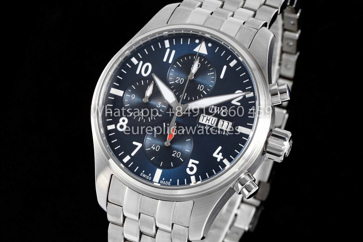 Reloj de piloto IWC Performance Chronograph 41 Amg IW388102 BLS Factory 1:1 Mejor clon