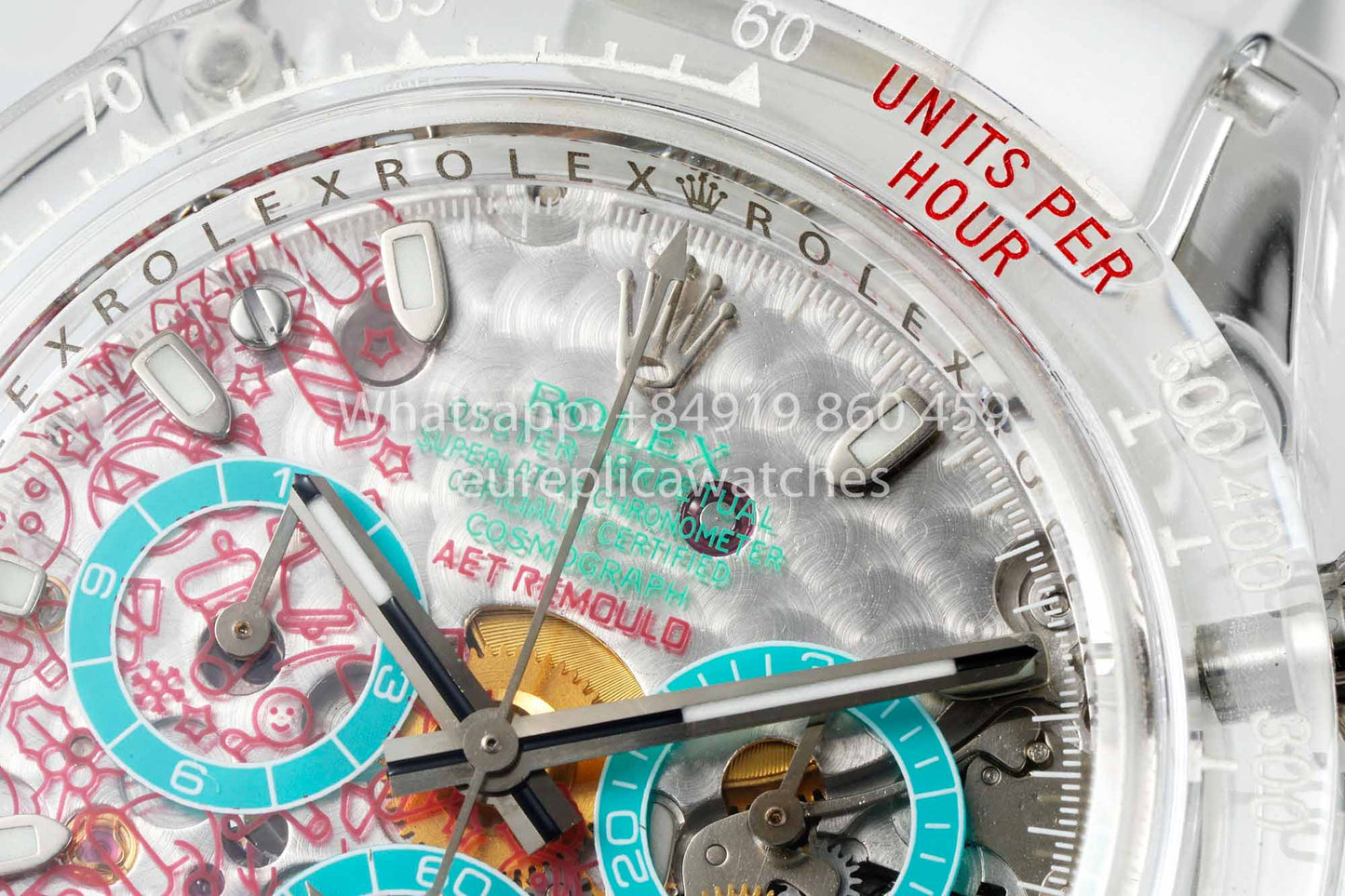 AET REMOULD Rolex Daytona "XMAS" Sapphire 1:1 Miglior Clone N6F Factory