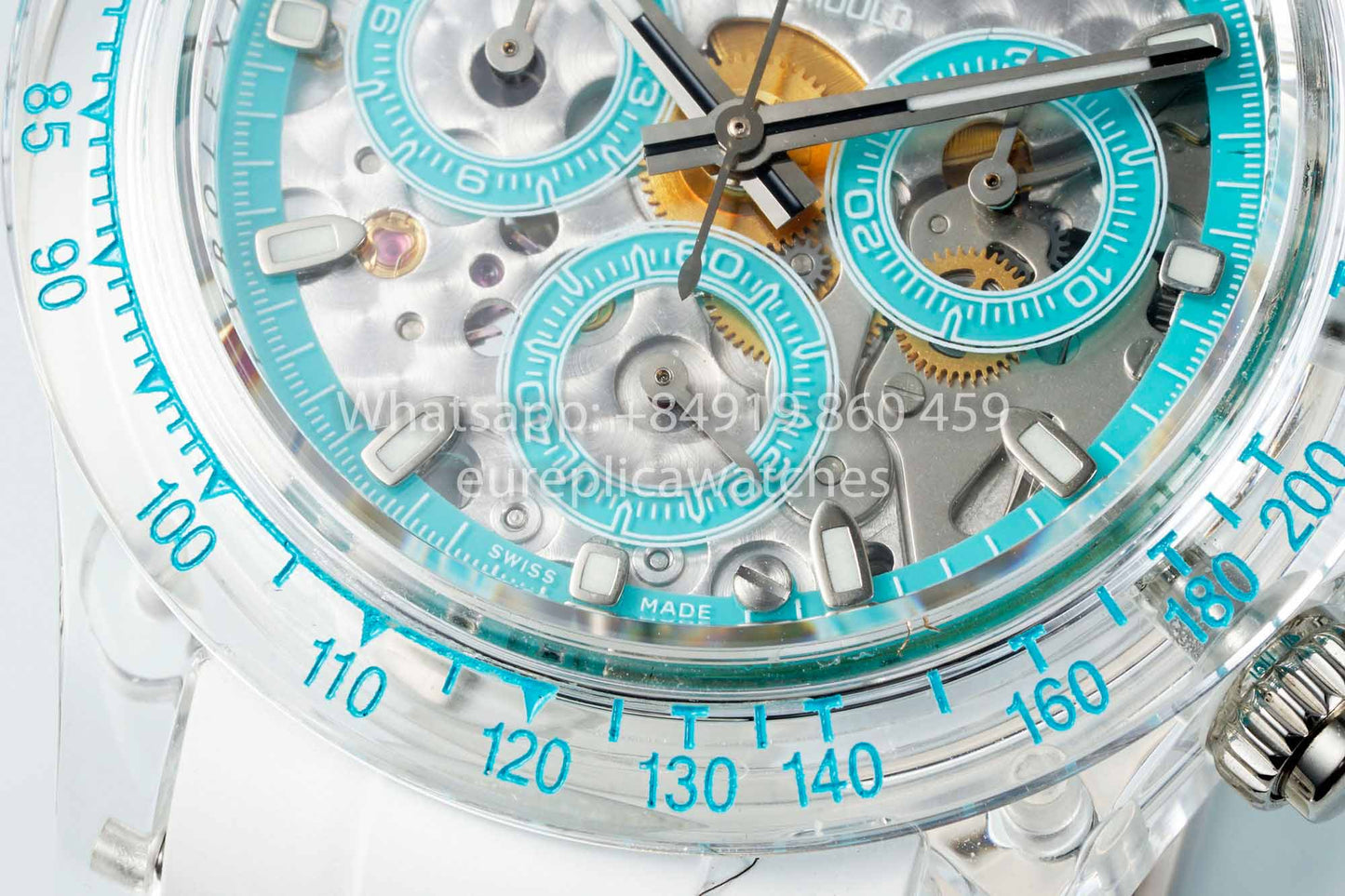 AET REMOULD Rolex Daytona "Abu Dhabi Blue" Saphire 1:1 Mejor clon N6F Factory