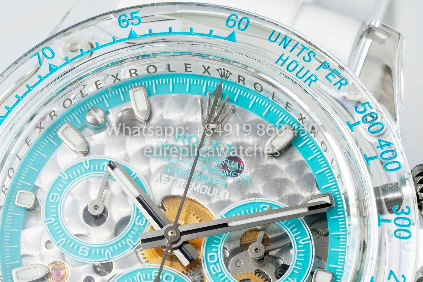 AET REMOULD Rolex Daytona "Abu Dhabi Blue" Saphire 1:1 Mejor clon N6F Factory